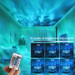 Immagine di un sistema di luci LED con telecomando per regolare la luminosità e creare effetti di luce variabili in una stanza moderna.