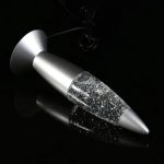 Penna decorativa a forma di galassia con effetto luminoso e glitter, perfetta come oggetto scientifico e decorativo per appassionati di astronomia e scienza.