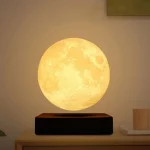 Lampada Luna 3D decorativa e luminosa.