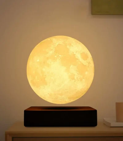 Lampada Luna 3D decorativa e luminosa.