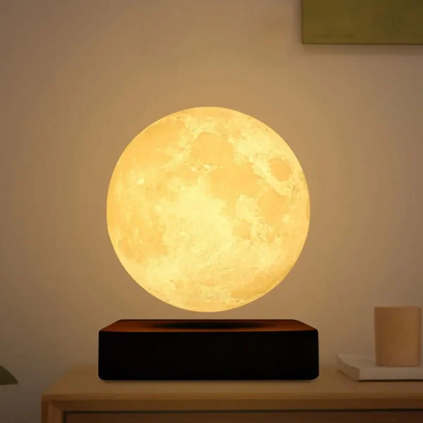 Lampada Luna 3D decorativa e luminosa.