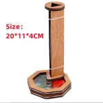 Gioco in legno con labirinto e palline colorate, perfetto come decorazione scientifica e oggetto educativo. Dimensioni: 20x11x4 cm.