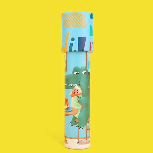 Decorazione a forma di coccodrillo con design colorato e giocoso, perfetta per ambienti scientifici o educativi, aggiungendo un tocco di divertimento e creatività.