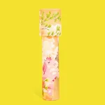 Pilastri decorativi con motivi floreali e unicorni, ideali come decorazioni scientifiche e oggetti di design per ambienti creativi e fantasiosi.
