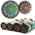 Decorazioni scientifiche colorate e modelli di oggetti scientifici per l'arredamento e l'educazione.