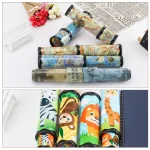 Set di mappamondi e telescopi decorativi ispirati a temi scientifici, perfetti come decorazioni educative e oggetti da collezione per appassionati di scienza e astronomia.