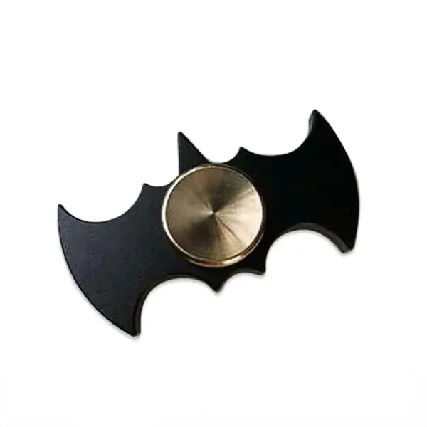 Pipetta di Batman in metallo e plastica nera, oggetto decorativo scientifico, ideale per appassionati di fumetti e decorazioni a tema.