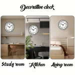 Orologio decorativo da parete per studio, cucina e soggiorno, ideale come decorazione scientifica e funzionale.