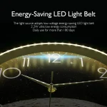 Orologio con cinturino LED a risparmio energetico, ideale come decorazione scientifica.