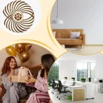 Motore di vortex in legno, decorazione scientifica originale e decorativa, perfetta per appassionati di scienza e design innovativo.