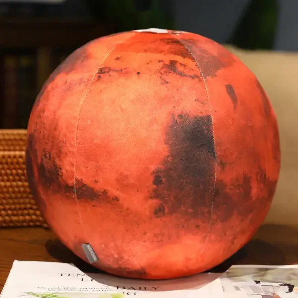Oggetto scientifico decorativo a forma di pianeta Marte.