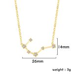 Collana elegante con pendenti di diamanti scientifici, perfetta come gioiello decorativo e simbolico. Design raffinato e dettagli precisi, ideale per appassionati di scienza e moda.
