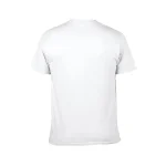 Maglietta bianca semplice, senza stampe o decorazioni, ideale per abbigliamento casual e personalizzazioni.