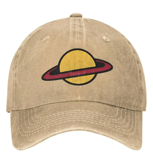 CAPPELLINO CON LOGO PLANETARIO E SATURNO.