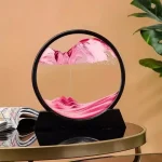 Oggetto decorativo in vetro con effetto mare, ispirato alle onde e ai paesaggi marini, perfetto come decorazione per appassionati di scienza e design.