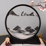 Oggetto decorativo in ceramica con montagna e fiori di ciliegio, perfetto come decorazione da interno o regalo originale. Design elegante e dettagli raffinati, ideale per appassionati di arte e cultur.