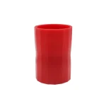 Vaso scientifico in plastica rossa, perfetto per decorazioni e oggetti a tema scientifico, ideale per studenti, insegnanti e appassionati di scienza.