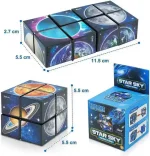 Decorazioni scientifiche a tema spazio e pianeti, perfette per appassionati di astronomia e scienza, con design dettagliati e colori vivaci.