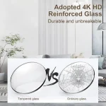 Vetro rinforzato 4K HD, resistente e infrangibile, ideale per decorazioni scientifiche e oggetti di alta qualità.