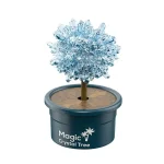 Albero di cristallo decorativo in vetro, ispirato a un albero magico, perfetto come oggetto decorativo scientifico o regalo originale.