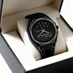 Orologio da tavolo con design ispirato a strumenti scientifici, perfetto come decorazione originale per appassionati di scienza e tecnologia.