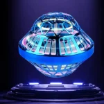 Pallone di plasma luminoso con effetti di luce colorati, oggetto decorativo e scientifico ideale per appassionati di fisica e decorazioni innovative.
