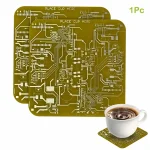 Stampo in silicone a forma di circuito elettronico con tazza di cioccolata calda, ideale come decorazione o gadget tecnologico. Un oggetto originale per amanti della scienza e dell'innovazione, perfet.