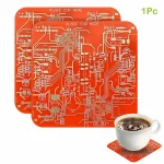 Piatto in silicone a forma di circuito elettronico, perfetto come decorazione scientifica o oggetto da collezione, con un design dettagliato e moderno.