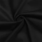 Tessuto nero in piega, morbido e raffinato, ideale per decorazioni e progetti creativi. Perfetto per aggiungere un tocco di eleganza a ogni ambiente o creazione artistica.