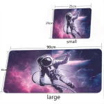 Poster decorativo con astronauta nello spazio, ideale per appassionati di scienza e astronomia. Perfetto come decorazione originale per la casa o l'ufficio.