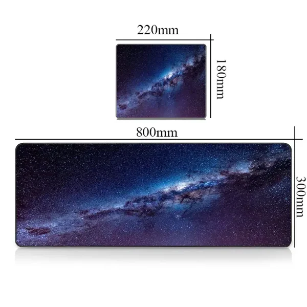 Pannello decorativo con immagine della Via Lattea, dimensioni 800x300mm, perfetto per decorazioni scientifiche e ambienti moderni.