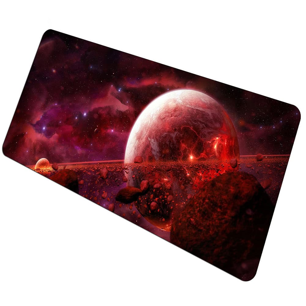 Vassoio decorativo con tema spaziale e pianeti Vassoio decorativo con immagine di pianeta e spazio cosmico, perfetto come oggetto di decorazione scientifica o per appassionati di astronomia e universo.