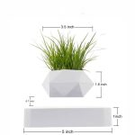 Piante artificiali in vaso con design moderno e geometrico, perfette per decorare scrivanie, mensole o ambienti scientifici con stile minimalista.