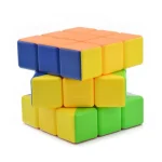 Cubo di Rubik 3x3 colorato, puzzle di logica e divertimento, oggetto decorativo scientifico, perfetto per appassionati di enigmistica e design innovativo.