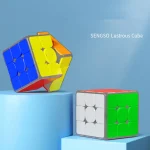Cubo di Rubik SENGSO con design lucente e colorato, perfetto come decorazione scientifica e oggetto da collezione. Ideale per appassionati di enigmistica e decorazioni originali.