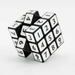 Cubo numerico 3D, decorazione scientifica, oggetto da collezione, perfetto come decorazione da scrivania o regalo originale.