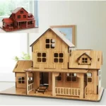 Gioco di Costruzione in Legno Casa