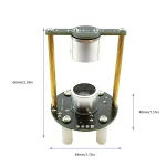 Sensore di pressione atmosferica compatto con dimensioni precise, ideale per progetti scientifici e decorazioni a tema scientifico.