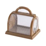 Pettine per insetti in plastica con manico, ideale per catturare e osservare insetti e piccoli organismi, con rete fine e design pratico.