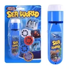 Proiettore marino con luci e suoni, ideale per bambini, con immagini di pesci e creature marine, per creare un'atmosfera subacquea divertente e educativa.