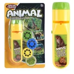 Torcia e proiettore educativo con immagini di animali selvatici, ideale per bambini dai 3 anni in su, per scoprire e imparare sugli animali della natura.