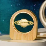 Anello decorativo Saturno con LED, oggetto scientifico e decorativo.