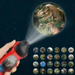 Proiezione di dinosauro T-Rex in 3D con luci e suoni.