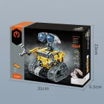 Robot da costruire con braccio articolato e ruote motorizzate, ideale per stimolare l'apprendimento scientifico e il divertimento creativo.