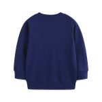Maglietta blu per bambini, semplice e comoda, ideale per l'abbigliamento quotidiano. Realizzata in tessuto morbido, perfetta per tutte le stagioni.