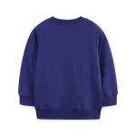 Maglione blu in stile scientifico, perfetto per decorazioni e abbigliamento tematico, con un design semplice e moderno. Ideale per appassionati di scienza e decorazioni originali.