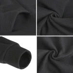 Pantaloni in tessuto nero, morbidi e resistenti, con dettagli di alta qualità, ideali per un look elegante e professionale. Perfetti per occasioni formali o casual sofisticate.